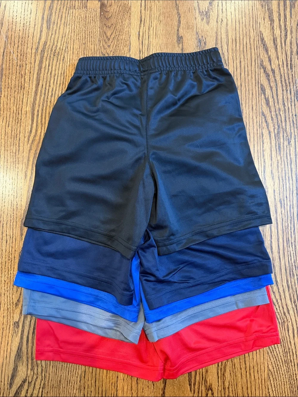 5 The Children’s Place Black Blue Red Gray Athletic Basketball Shorts 5T NWT